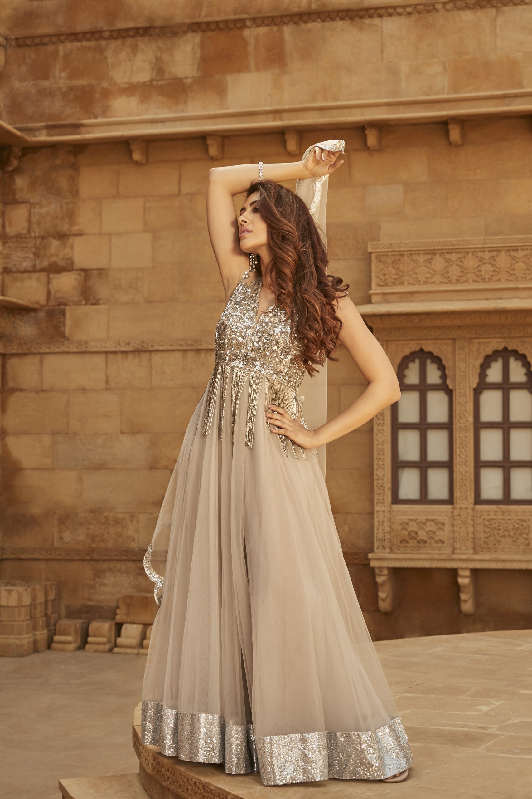 wedding outfit for groom's sister