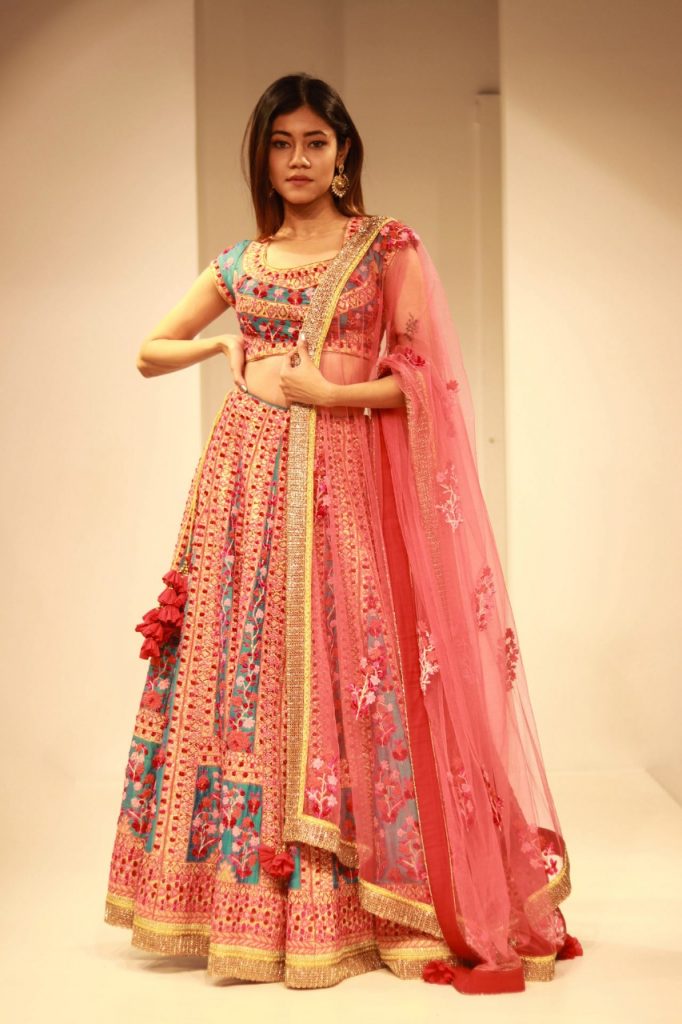 GOTA EMBROIDERED LEHENGA